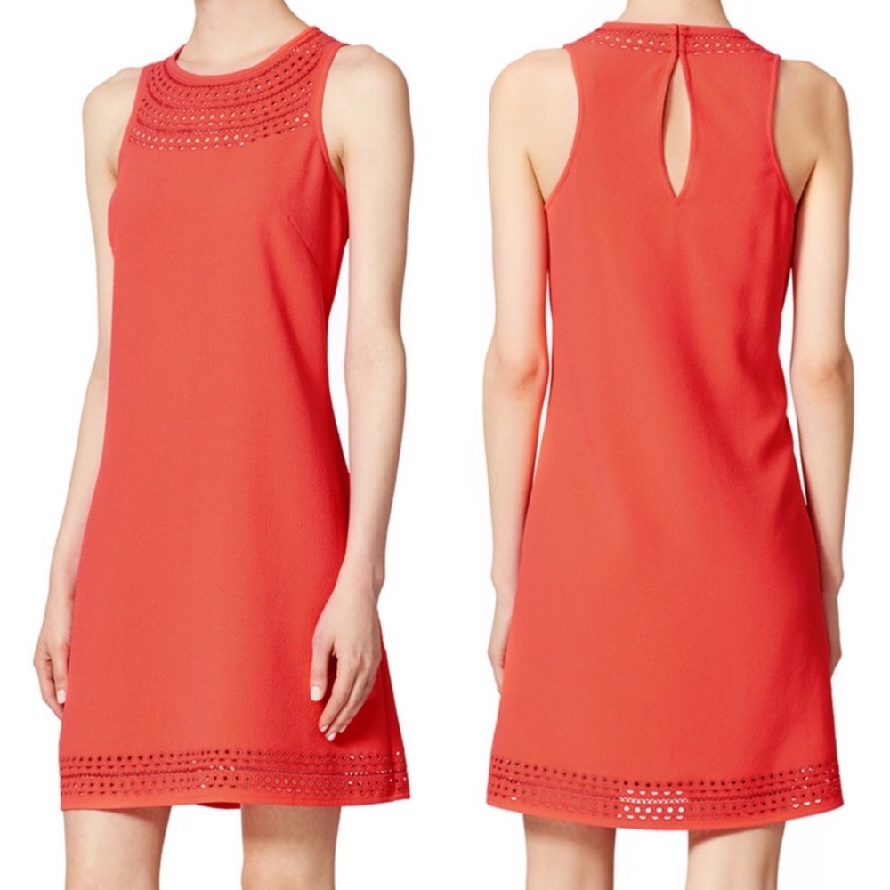Trina Turk tangerine sleeveless dress